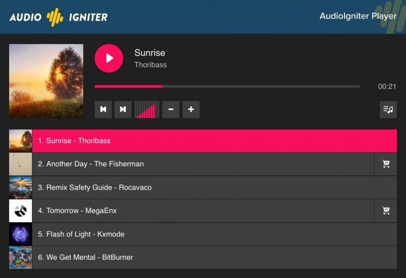 AudioIgniter playlist