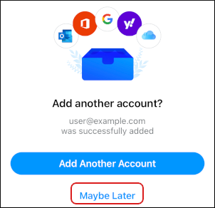 Edison Mail - Add an account - Maybe later